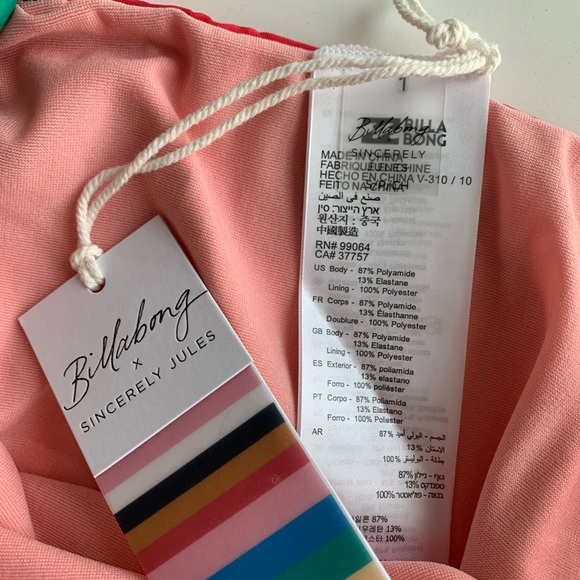 Billabong x Sincerely Jules Mas Fiestas Swimsuit - Picture 6 of 7